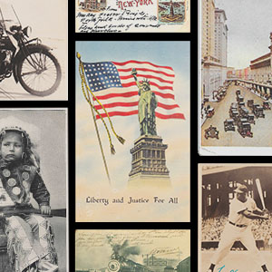 Collectable postcards - United States