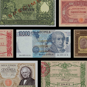 Collectable banknotes - Italy