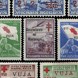 Timbres-poste de collection - Yougoslavie