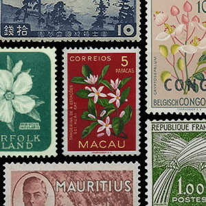 Collection theme - Postage stamps - Plants