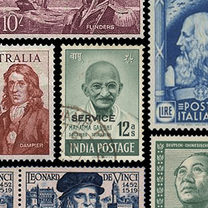 Collection theme - Postage stamps - Famous people