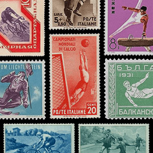 Collection theme - Postage stamps - Sports