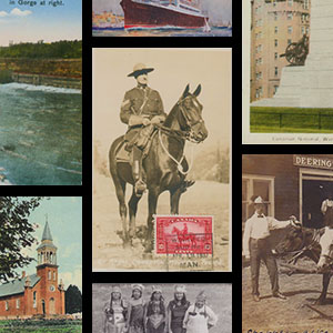 Collectable postcards - Canada