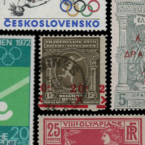 Verzamelingsthema - Postzegels - Olympische Spelen