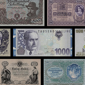 Collectable banknotes - Austria