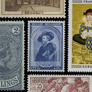 Collection theme - Postage stamps - Art