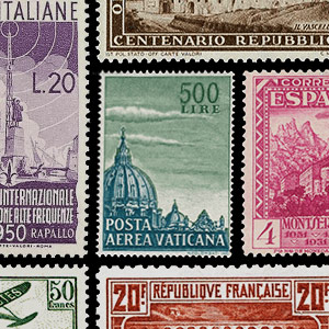 Tema della collezione - Francobolli - Architettura