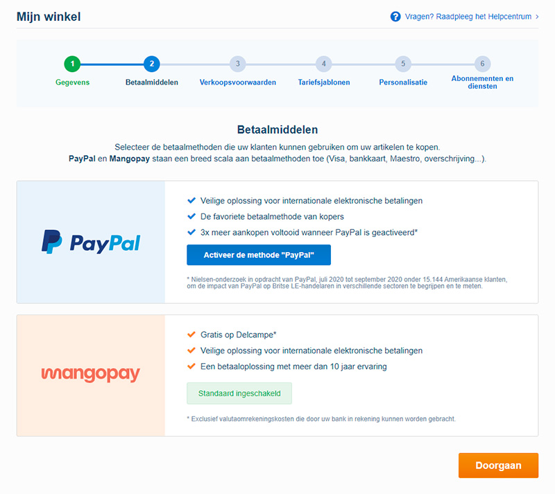 paypal activation