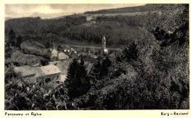 Burg-Reuland Panorama Et Eglise - Burg-Reuland