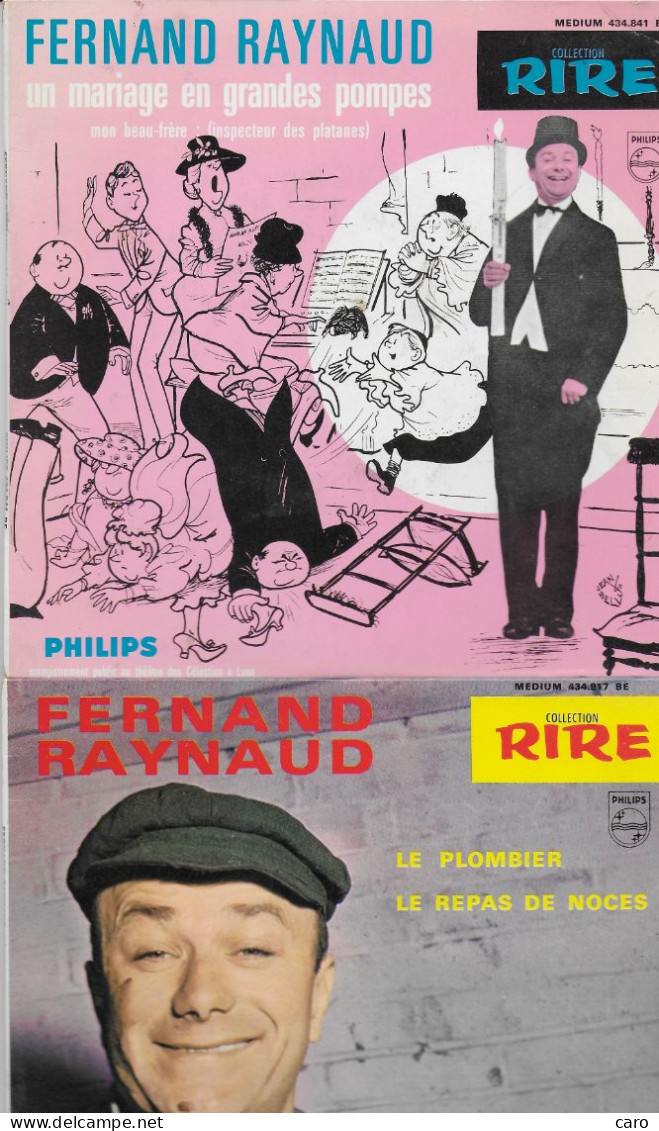 Fernand Raynaud: Lot De 45 Tours. - Comiche