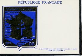 40éme ANNIVERSAIRE DE LA MORT DU GENERAL LECLERC  - MARECHAL DE FRANCE -  1987 - Personnages