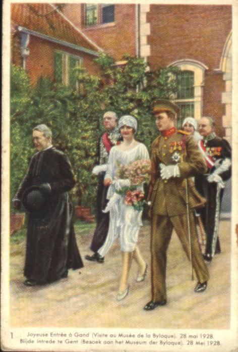 La Reine Astrid Et Le Roi Léopold : Joyeuse Entrée à Gand, 28/5/1933 - Côte D'Or