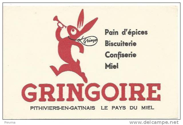 Buvard Gringoire Pain D'epices - Gingerbread