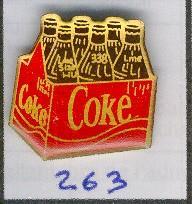 N° 263 - PIN´S - (COKE) - Coca-Cola