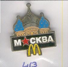 N° 413 -  PIN´S (M´CKBA - Mac Donald) - McDonald's