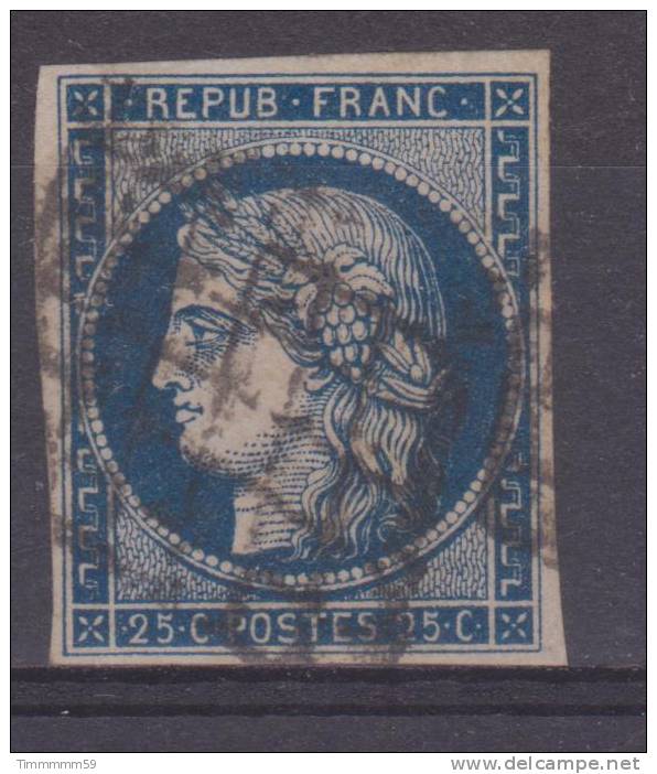 Lot N°1438 N°4a, 25c Bleu Foncè - 1849-1850 Ceres