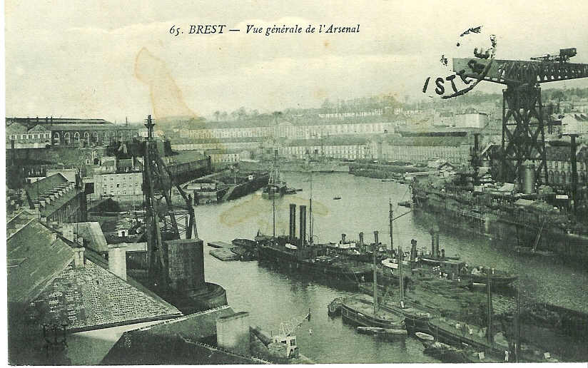 Brest  65  Vue Générale De L Arsenal - Brest