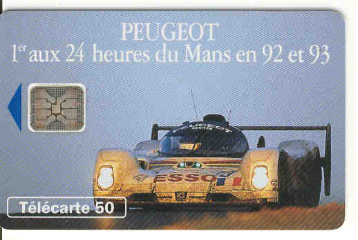 1993 France - Peugeot - 24 Heures Du Mans - 1993