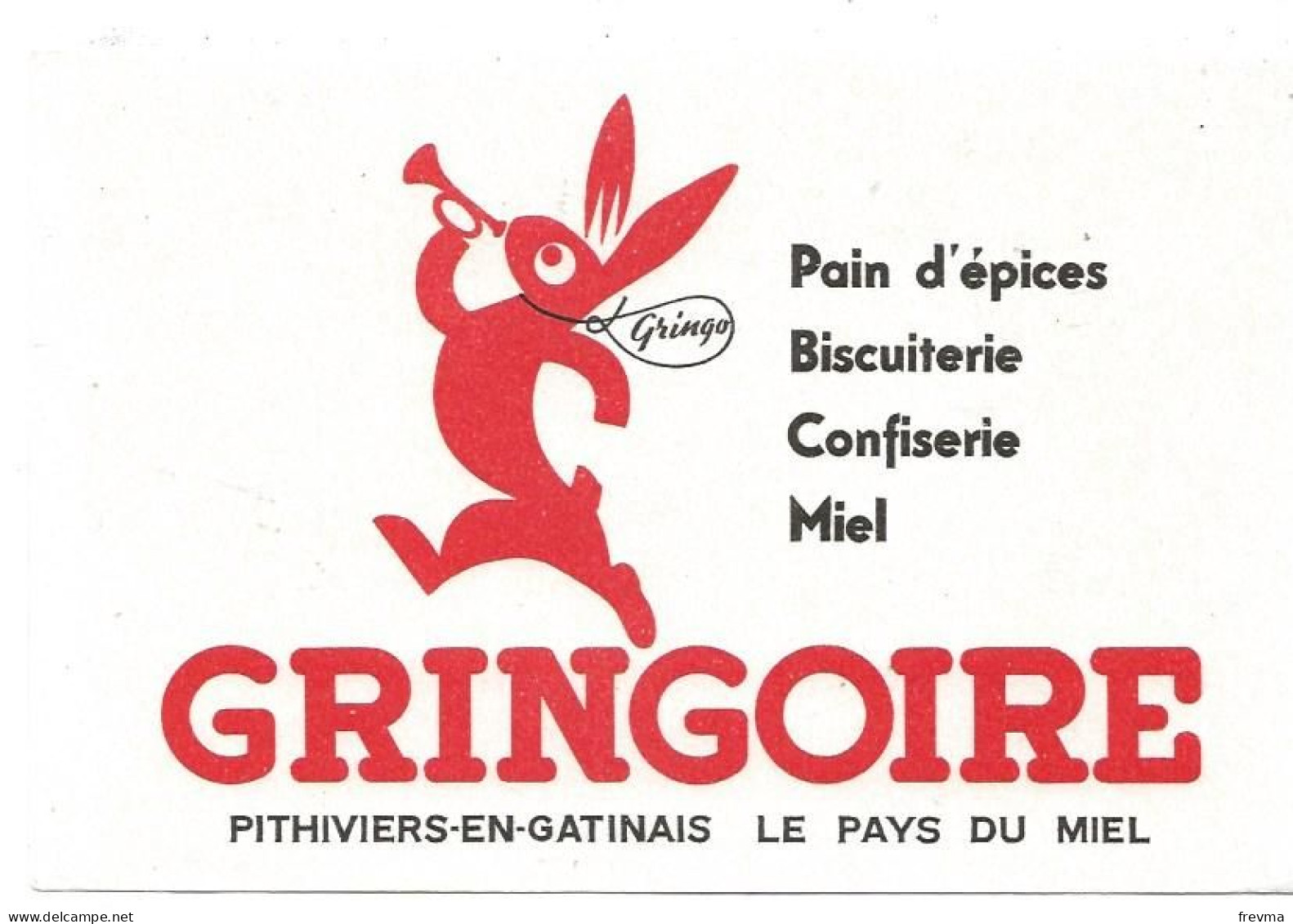 Buvard Gringoire Pain D'epices - Gingerbread