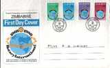 ZIMBABWE 1980 FDC Rotary Beschreven # 637 - Rotary, Lions Club