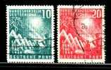 GERMANY 1949 Bundestag Used 111-112 #707 - Used Stamps