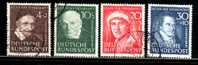 GERMANY 1951 Welfare Used 143-146 #716 - Used Stamps