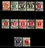 DANZIG 1921 12 Stamps #627 - Used