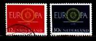 Ned 1960 Europa Zegels Used # 142 - Used Stamps