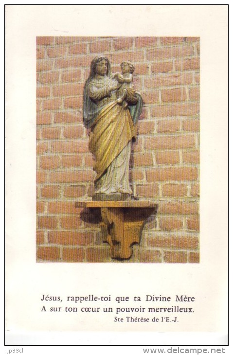 Statue En Bois Polychrome Conservée Au Carmel De Lisieux - Devotion Images