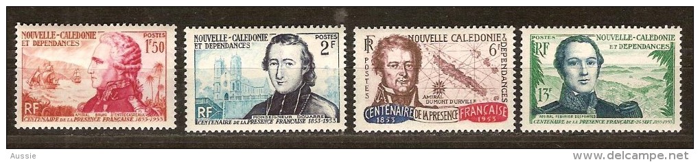 Nouvelle-Calédonie 1953 Yvertnr. 280-83 *** MNH Cote  40 Euro - Neufs