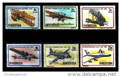 RHODESIA 1978 Vliegtuigen Zegels Mint #464 - Airplanes