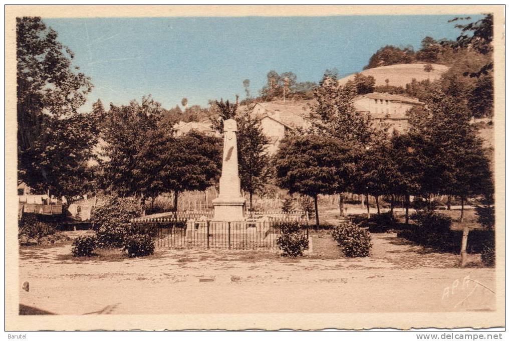 VABRE - Monument Aux Morts Et Jardin Public - Vabre