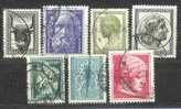 GRECE OBL. POSTES N° 593 599 596 597 598 600 601 - Used Stamps