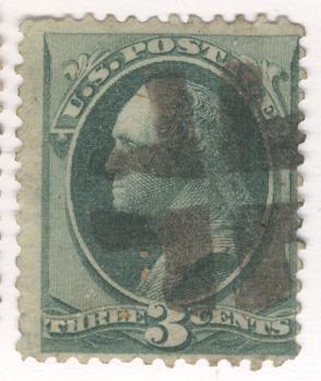 *zu249: Three Cents WASHINGTON Green: Nice Cancellation - Usati