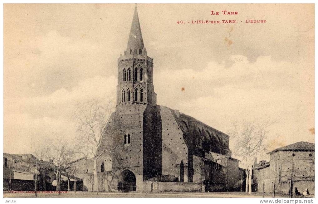 L´ISLE SUR TARN - L´Eglise - Lisle Sur Tarn