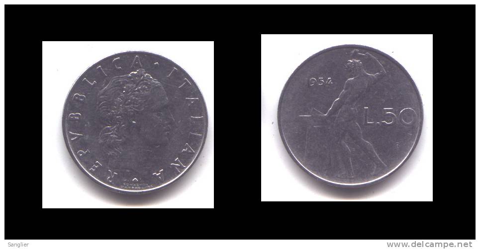 50 LIRE 1954 - 50 Liras