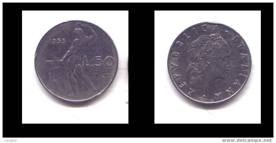 50 LIRE 1955 - 50 Liras