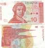 Billet De Croatie 10 Dinara 1991 - Croatia