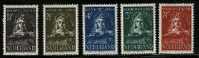 Ned 1941 Child Serie Mint Hinged  397-401 #60 - Unused Stamps