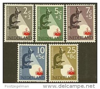 Ned 1955 Rode Kruis Serie Mint Hinged 662-666#120 - Ungebraucht