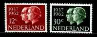 Ned 1962 Jubileum Zegels Serie Mint Hinged 764-765 #219 - Ongebruikt