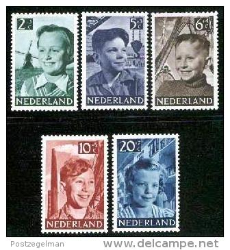 Ned 1951 Kinder Serie Mint Hinged 575-579 #96 - Neufs