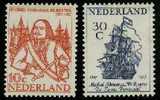Ned 1957 De Ruyter Serie Mint Hinged 693-694 # 150 - Unused Stamps