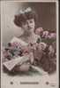 Jolie Femme Et Bouquet 1912 - Mujeres