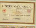 HOTEL GEORGE  V - Tourisme