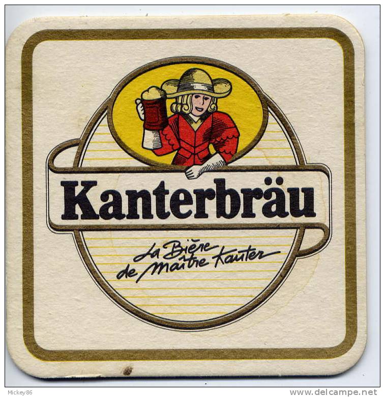 S/bock     KANTERBRAU   La Bière De Maitre Kanter - Sous-bocks