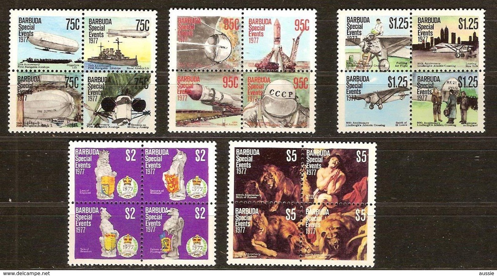 Barbuda  1977 Yvertnr 345-64 *** MNH Cote 36 Euro - 1960-1981 Autonomie Interne