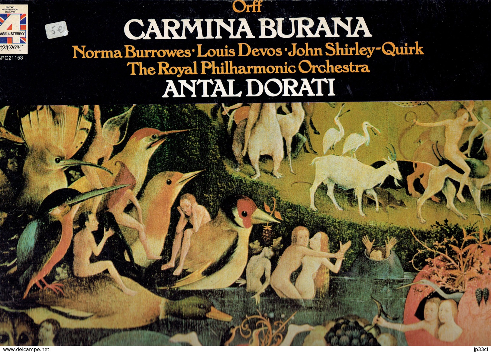 Carmina Burana - Carl Orff The Royal Philharmonic Orchestra - Antal Dorati - Klassik