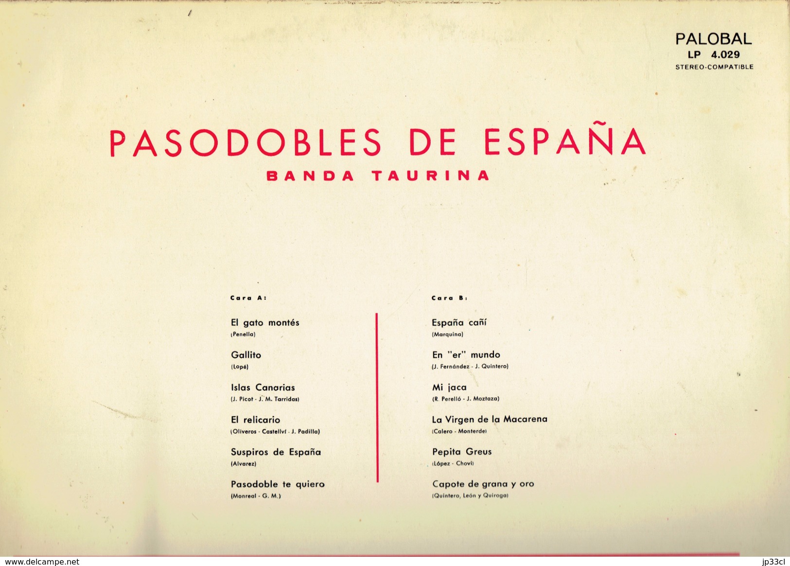 Pasodobles De España - Banda Taurina - Autres & Non Classés