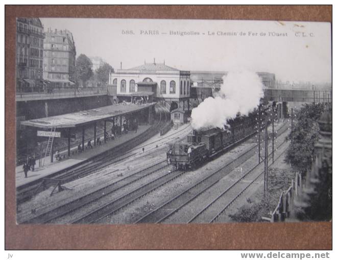 PARIS XVII E - Chemin De Fer De L´ouest Tunnel Des Batignolles - Kunstbauten